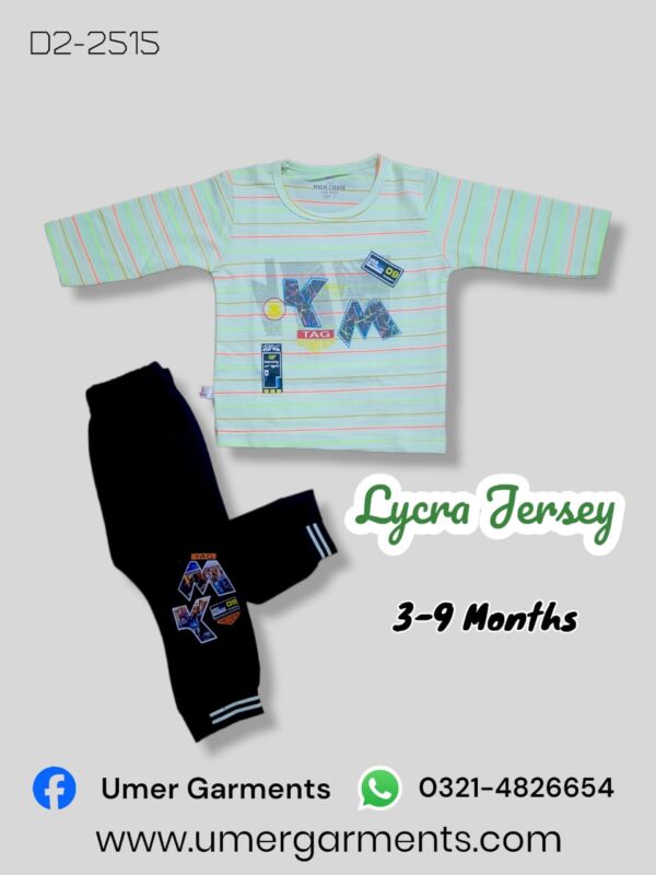 Baby Boy Green Lycra Jersey