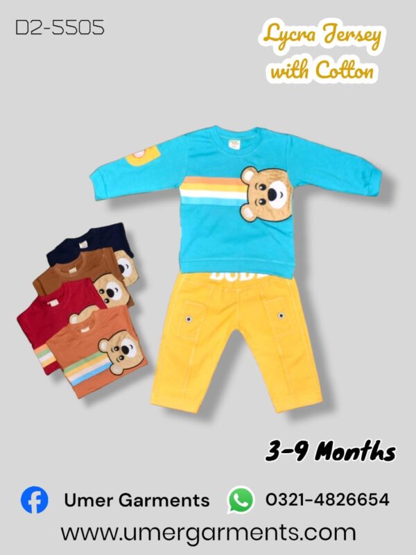 Baby Boy Lycra Jersey with Cotton