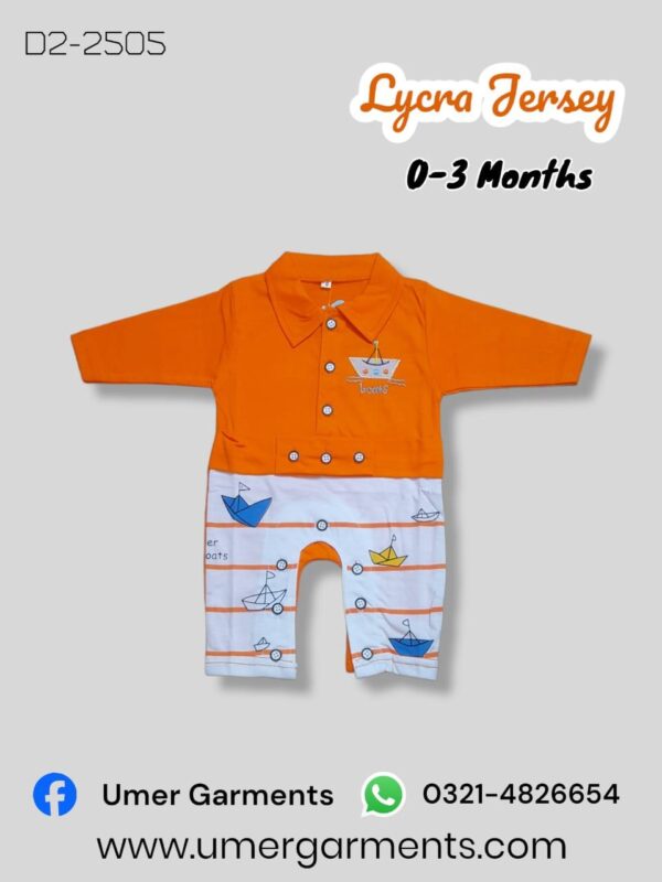 Baby Boy Orange Lycra Jersey