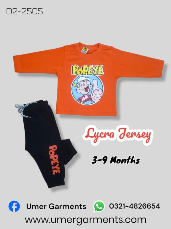 Baby Boy Orange Lycra Jersey