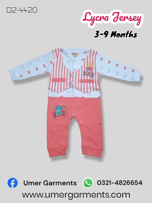 Baby Boy Pink Lycra Jersey