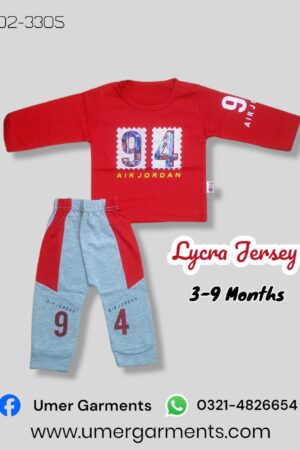 Baby Boy Red Lycra Jersey