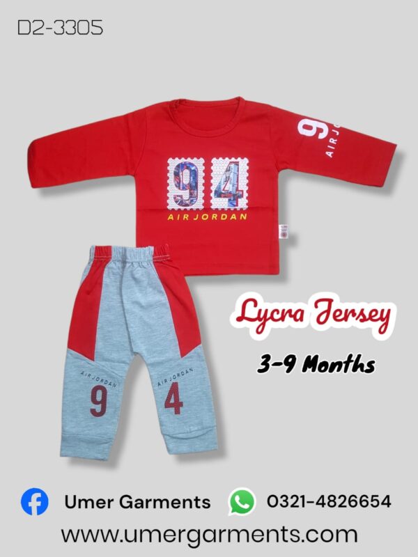 Baby Boy Red Lycra Jersey