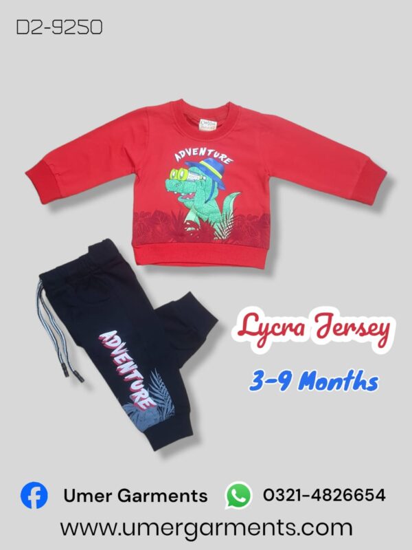 Baby Boy Red Lycra Jersey