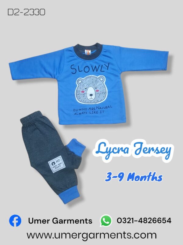 Baby Boy Sky Blue Lycra Jersey