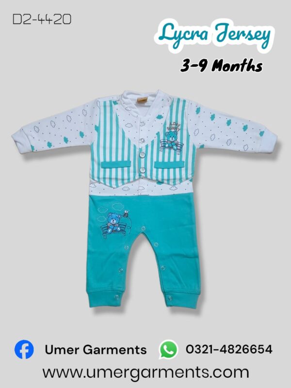 Baby Boy Turquoise Lycra Jersey