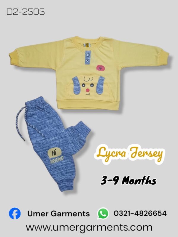 Baby Boy Yellow Lycra Jersey