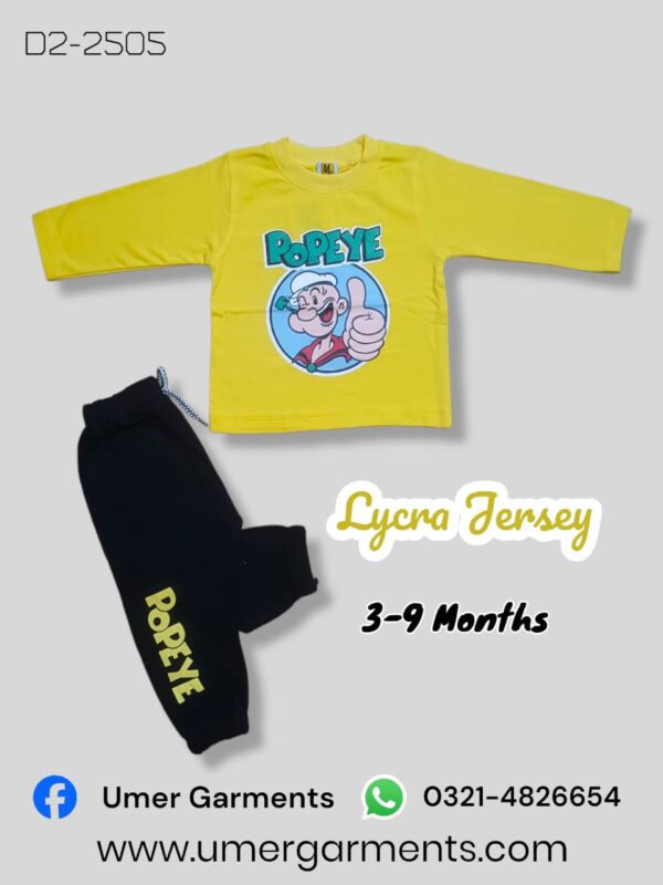 Baby Boy Yellow Lycra Jersey