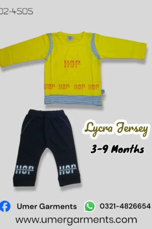 Baby Boy Yellow Lycra Jersey