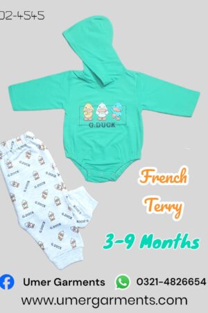 Baby Girl Green French Terry