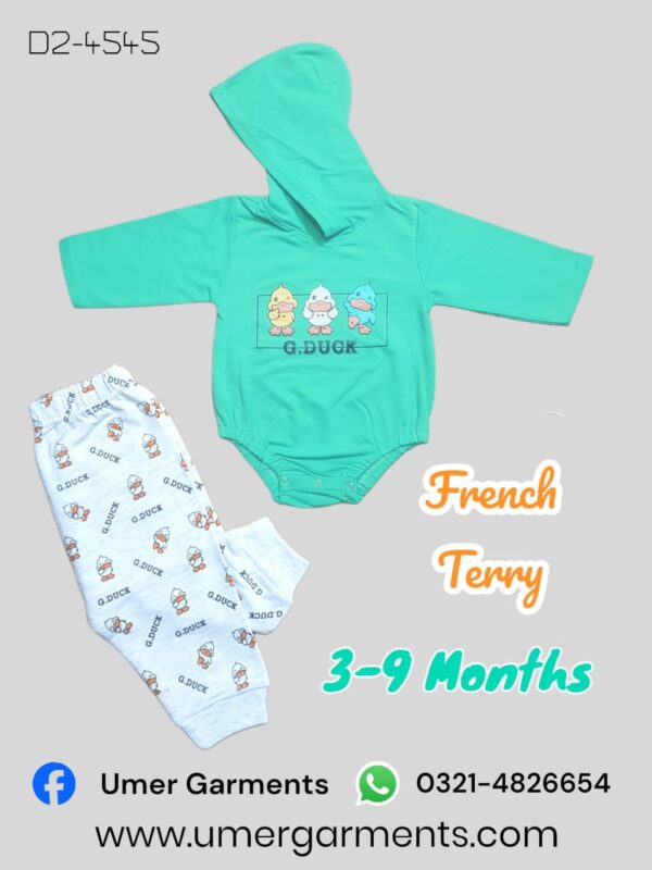 Baby Girl Green French Terry