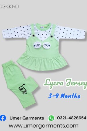 Baby Girl Green Lycra Jersey D2