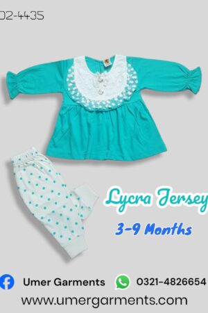 Baby Girl Green Lycra Jersey D2