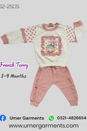 Baby Girl Pink French Terry