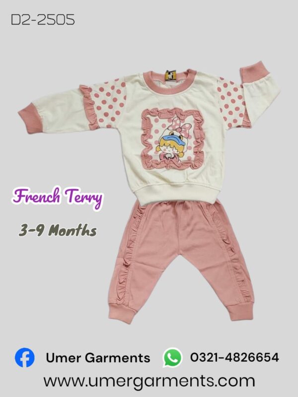 Baby Girl Pink French Terry