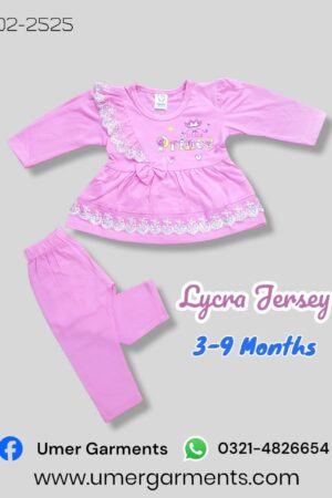 Baby Girl Pink Lycra Jersey D2