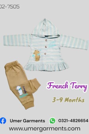 Baby Girl Sky Blue French Terry D2