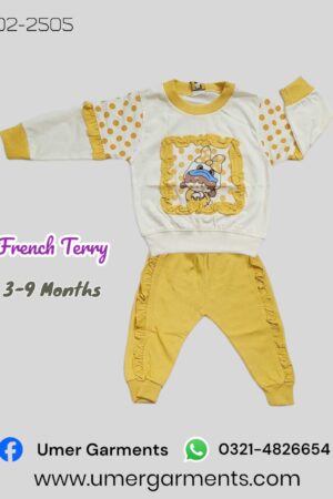 Baby Girl Yellow French Terry