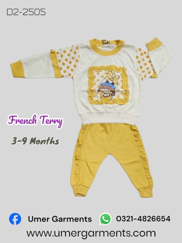 Baby Girl Yellow French Terry