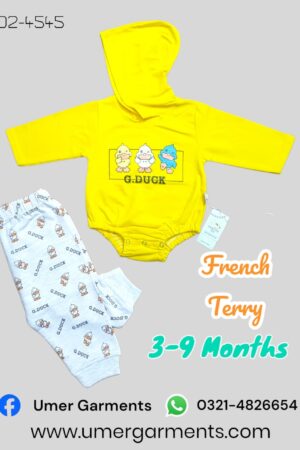 Baby Girl Yellow French Terry